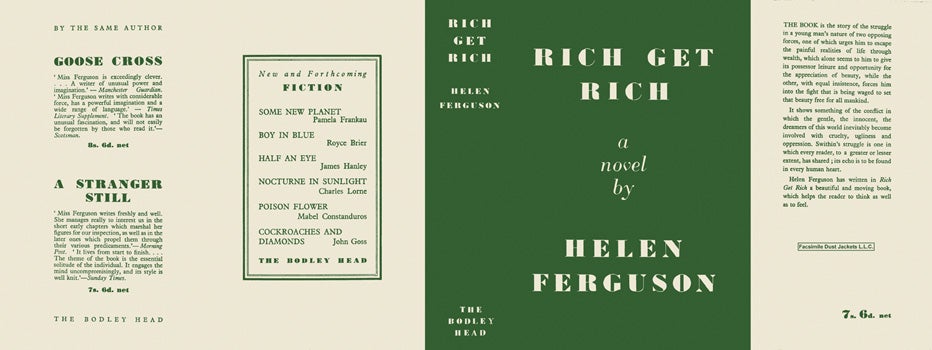 Item #40157 Rich Get Rich. Helen Ferguson