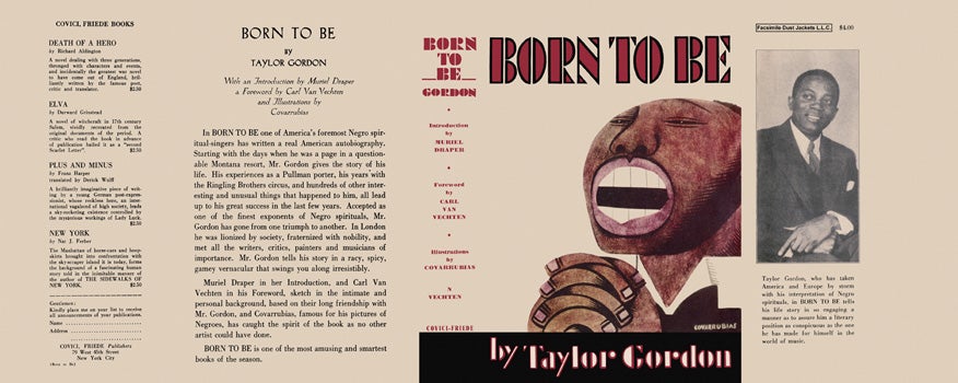 Item #40159 Born to Be. Taylor and Covarrubias Gordon