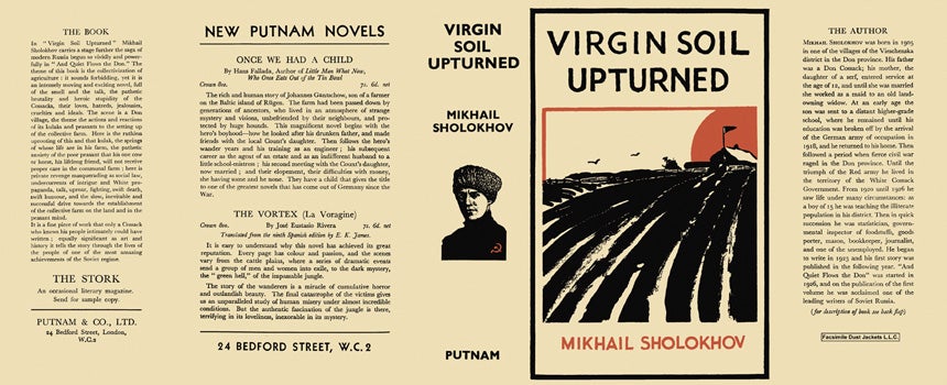 Item #40174 Virgin Soil Upturned. Mikhail Sholokhov.