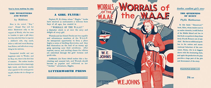 Item #40177 Worrals of the W. A. A. F. Captain W. E. Johns