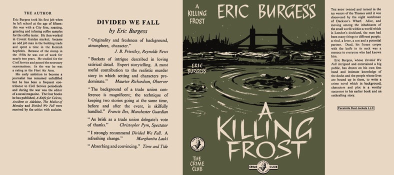Item #40224 Killing Frost, A. Eric Burgess