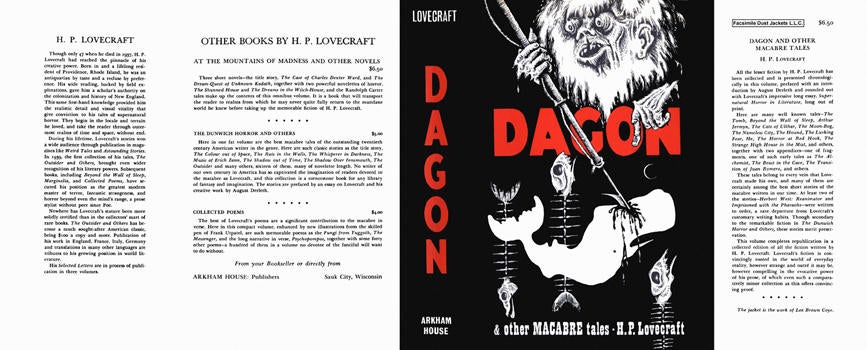 Item #4030 Dagon and Other Macabre Tales. H. P. Lovecraft.