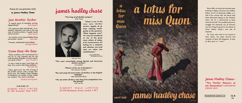 Item #40306 Lotus for Miss Quon, A. James Hadley Chase.