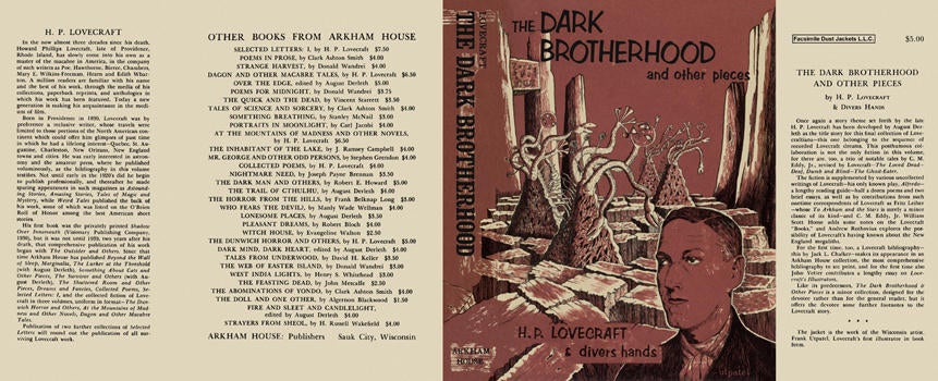 Item #4031 Dark Brotherhood and Other Pieces, The. H. P. Lovecraft, Divers Hands