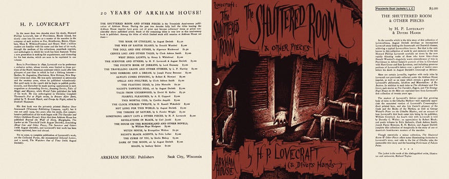 Item #4036 Shuttered Room and Other Pieces, The. H. P. Lovecraft.