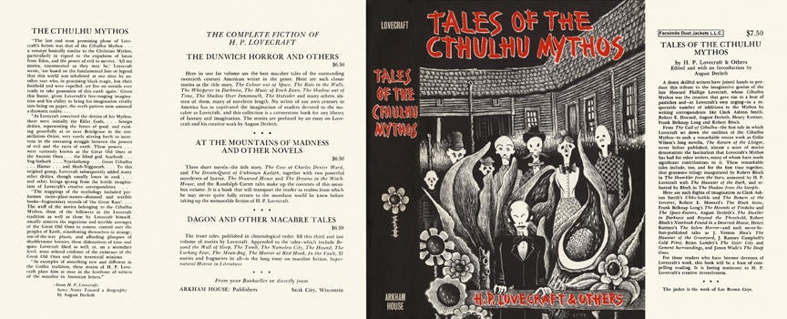 Item #4038 Tales of the Cthulhu Mythos. H. P. Lovecraft