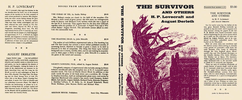 Item #4041 Survivor and Others, The. H. P. Lovecraft, August Derleth.