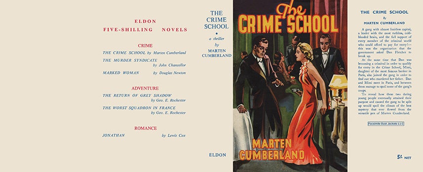 Item #40551 Crime School, The. Marten Cumberland