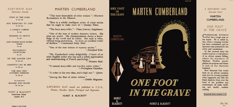 Item #40558 One Foot in the Grave. Marten Cumberland.