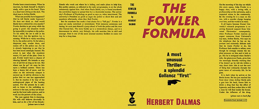 Item #40570 Fowler Formula, The. Herbert Dalmas.