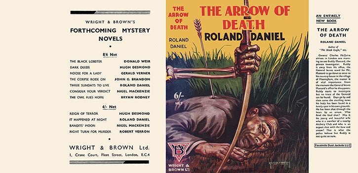 Item #40574 Arrow of Death, The. Roland Daniel.