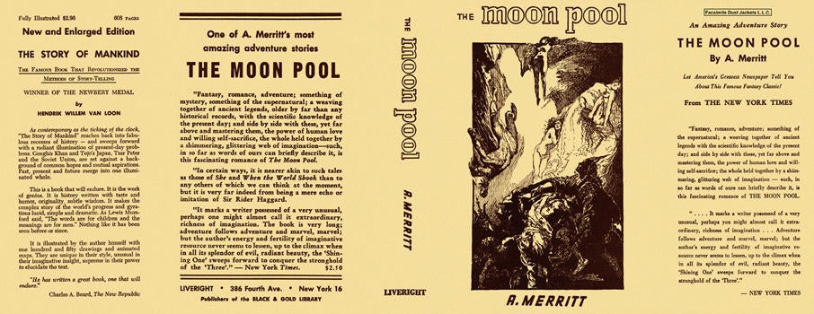 Item #4058 Moon Pool, The. A. Merritt