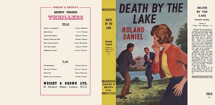 Item #40581 Death by the Lake. Roland Daniel