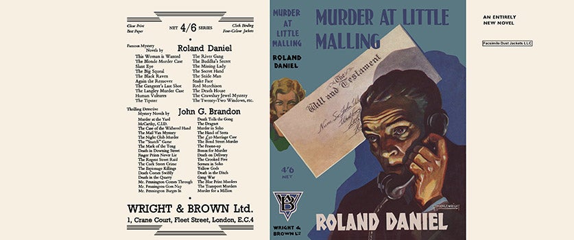 Item #40594 Murder at Little Malling. Roland Daniel.