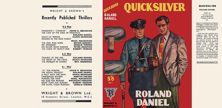 Item #40599 Quicksilver. Roland Daniel.