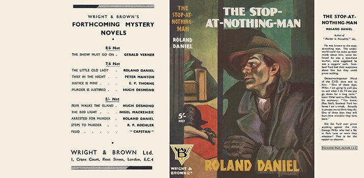Item #40604 Stop-at-Nothing-Man, The. Roland Daniel