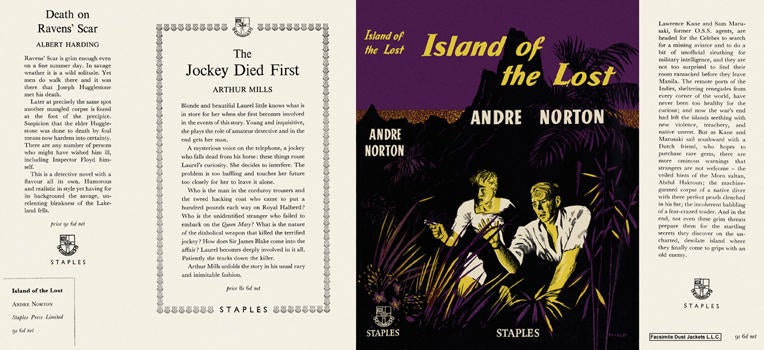 Item #4071 Island of the Lost. Andre Norton
