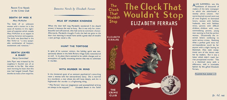 Item #40758 Clock That Wouldn't Stop, The. Elizabeth Ferrars.