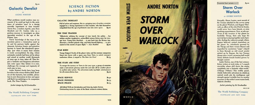Item #4077 Storm over Warlock. Andre Norton