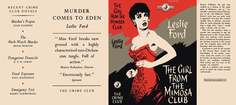 Item #40799 Girl from the Mimosa Club, The. Leslie Ford