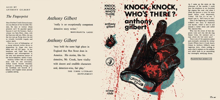 Item #40885 Knock, Knock, Who's There? Anthony Gilbert.