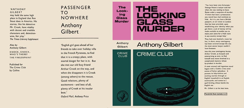 Item #40887 Looking Glass Murder, The. Anthony Gilbert