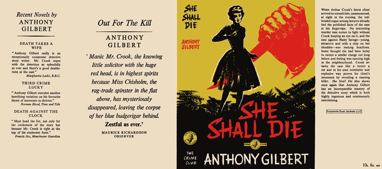 Item #40895 She Shall Die. Anthony Gilbert