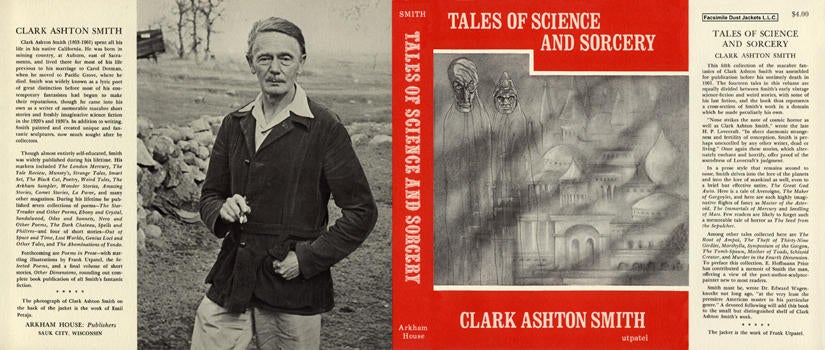 Item #4112 Tales of Science and Sorcery. Clark Ashton Smith