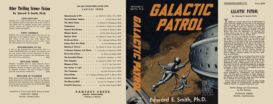 Item #4114 Galactic Patrol. Edward E. Smith, Ph D