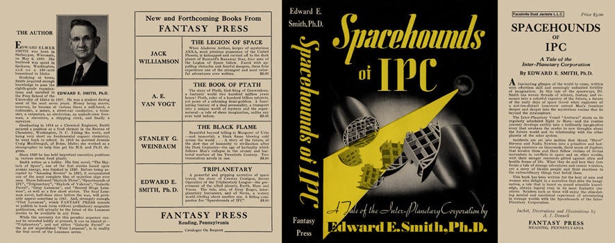 Item #4120 Spacehounds of IPC. Edward E. Smith, Ph D