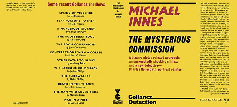 Item #41200 Mysterious Commission, The. Michael Innes