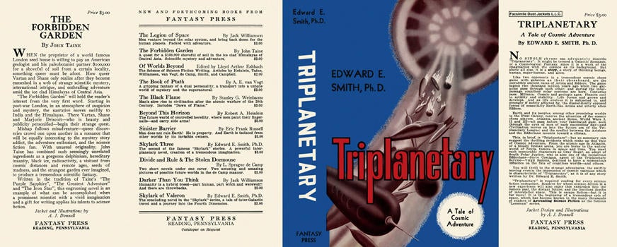 Item #4121 Triplanetary. Edward E. Smith, Ph D