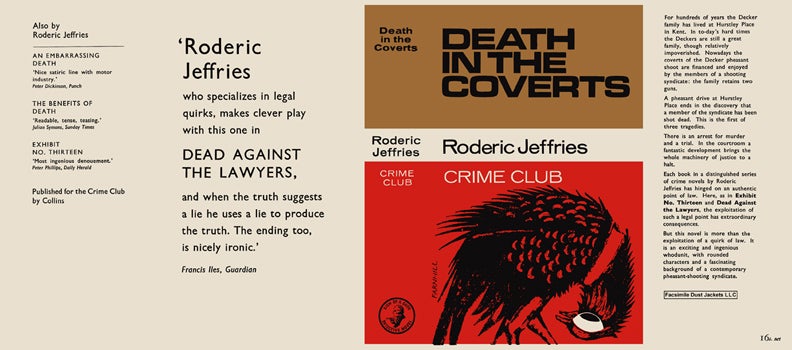 Item #41219 Death in the Coverts. Roderic Jeffries.