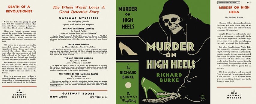 Item #413 Murder on High Heels. Richard Burke.