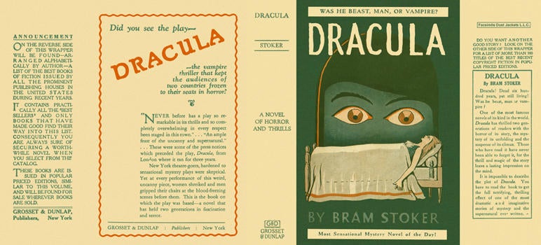 Item #4130 Dracula. Bram Stoker