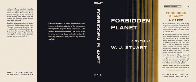 Item #4134 Forbidden Planet. W. J. Stuart.