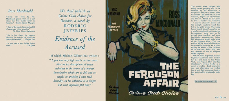 Item #41352 Ferguson Affair, The. Ross Macdonald.