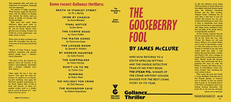 Item #41447 Gooseberry Fool, The. James McClure.