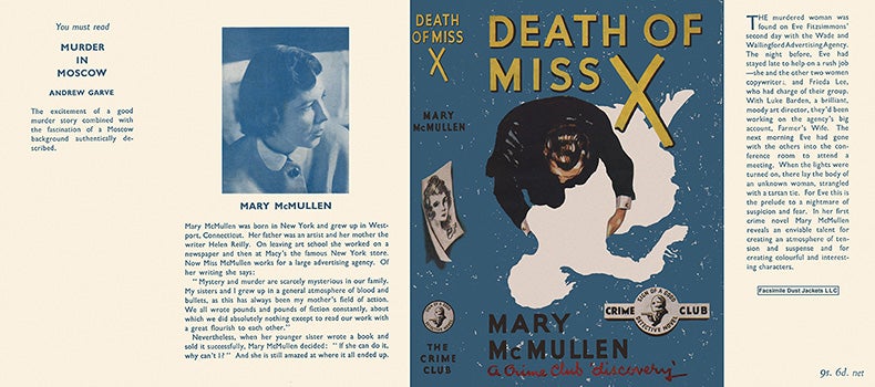 Item #41465 Death of Miss X. Mary McMullen.