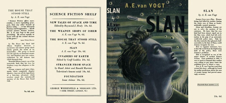 Item #4158 Slan. A. E. Van Vogt.