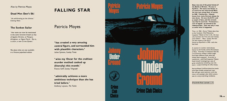 Item #41581 Johnny Under Ground. Patricia Moyes.