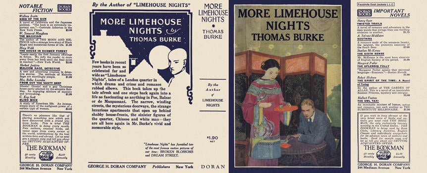 Item #416 More Limehouse Nights. Thomas Burke.