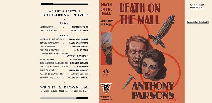 Item #41647 Death on the Mall. Anthony Parsons.