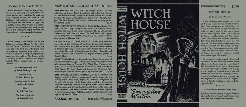 Item #4166 Witch House. Evangeline Walton.