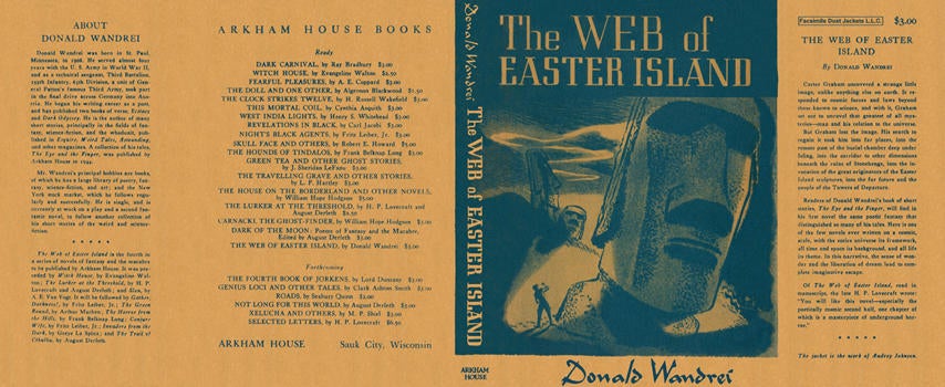 Item #4168 Web of Easter Island, The. Donald Wandrei.