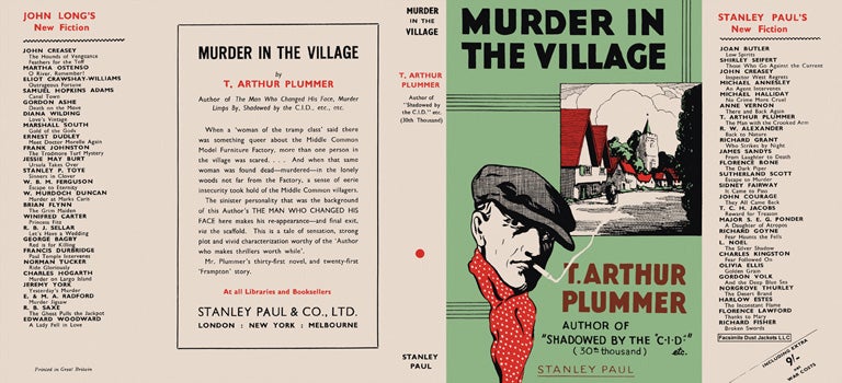 Item #41704 Murder in the Village. T. Arthur Plummer