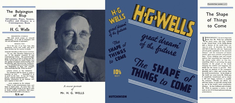 Item #4175 Shape of Things to Come, The. H. G. Wells