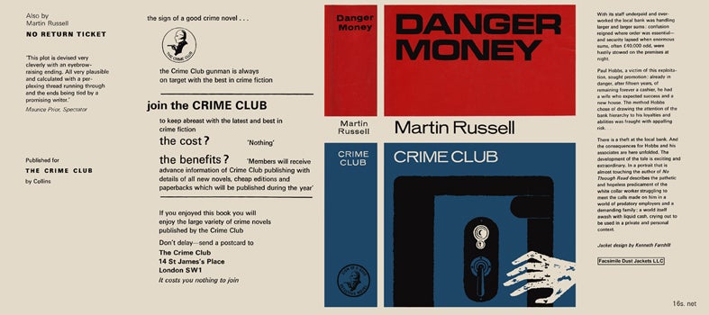 Item #41829 Danger Money. Martin Russell