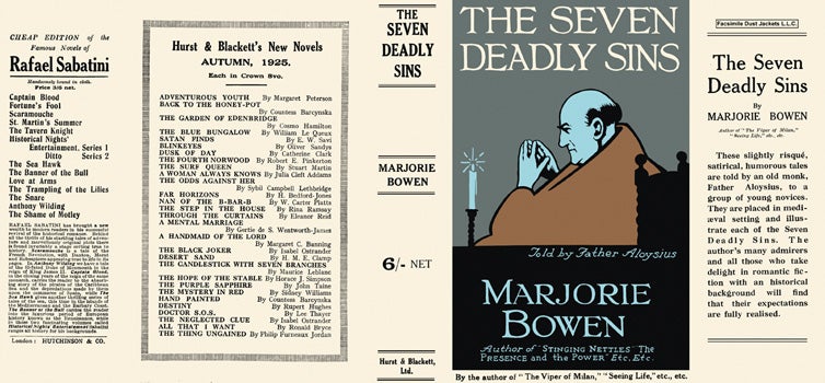 Item #41840 Seven Deadly Sins, The. Marjorie Bowen