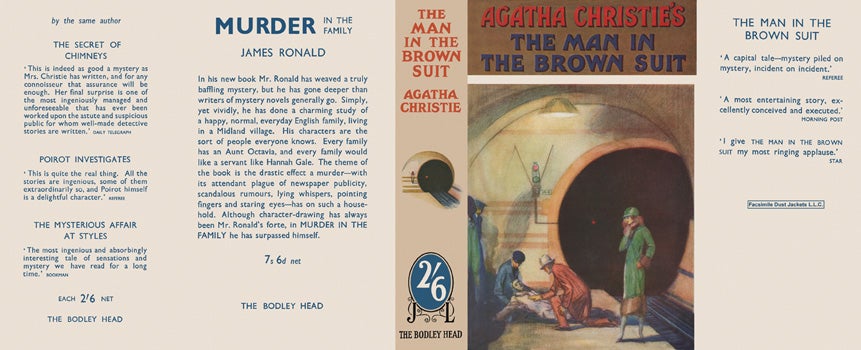 Item #41842 Man in the Brown Suit, The. Agatha Christie